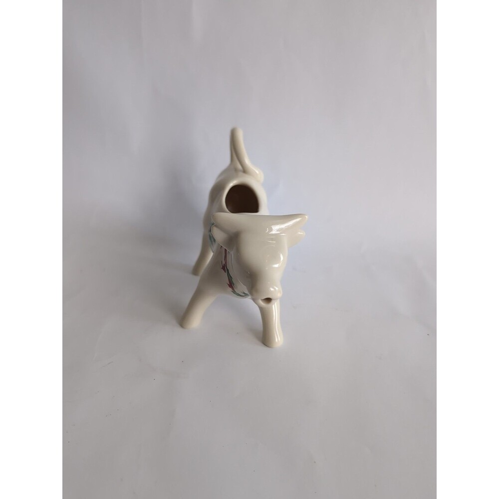 Lenox Cow Creamer Christmas Holiday Server Holly - Picture 4 of 5